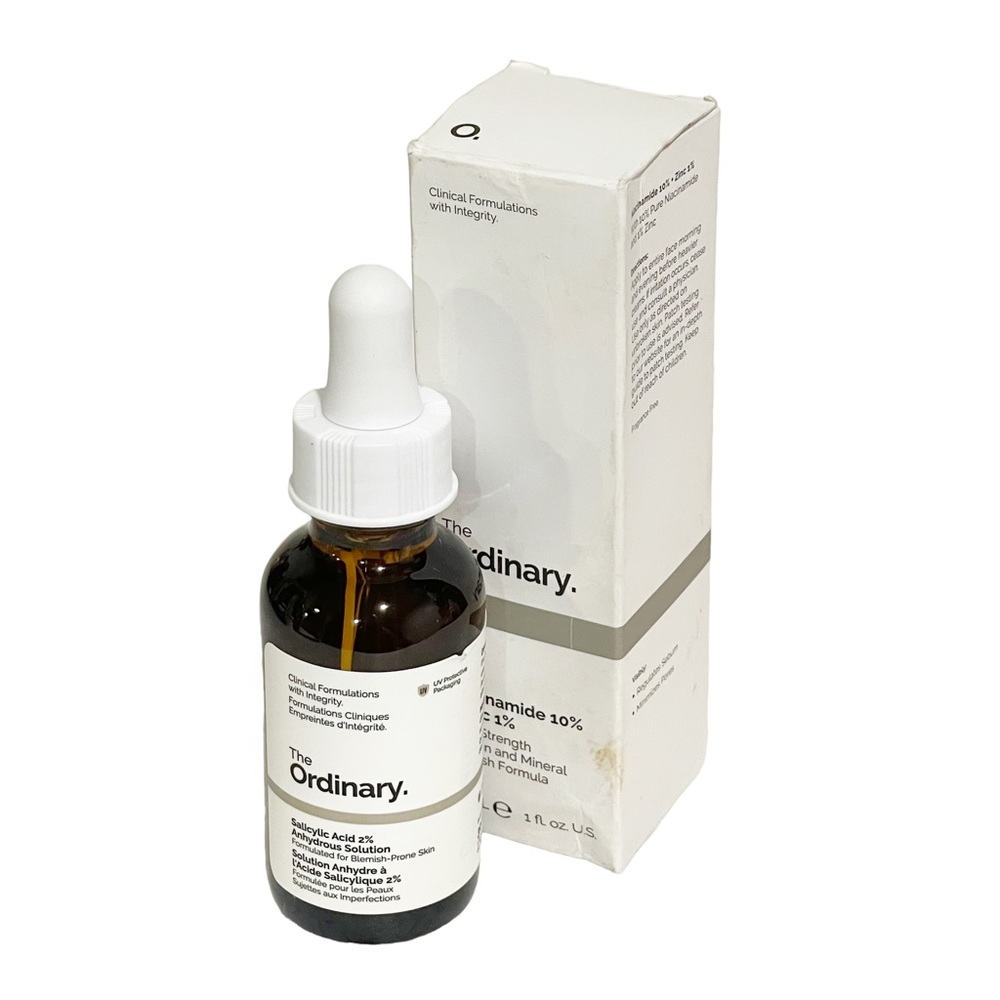 THE ORDINARY Salicylic‎ Acid 2% Anhydrous Solution 1oz For Acne Spots Pores NEW